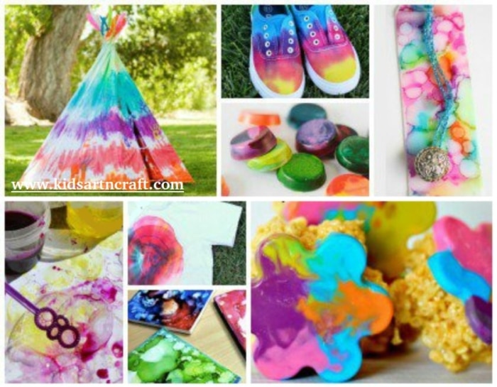Fun Tie Dye Crafts For Kids: Groovy DIY Projects