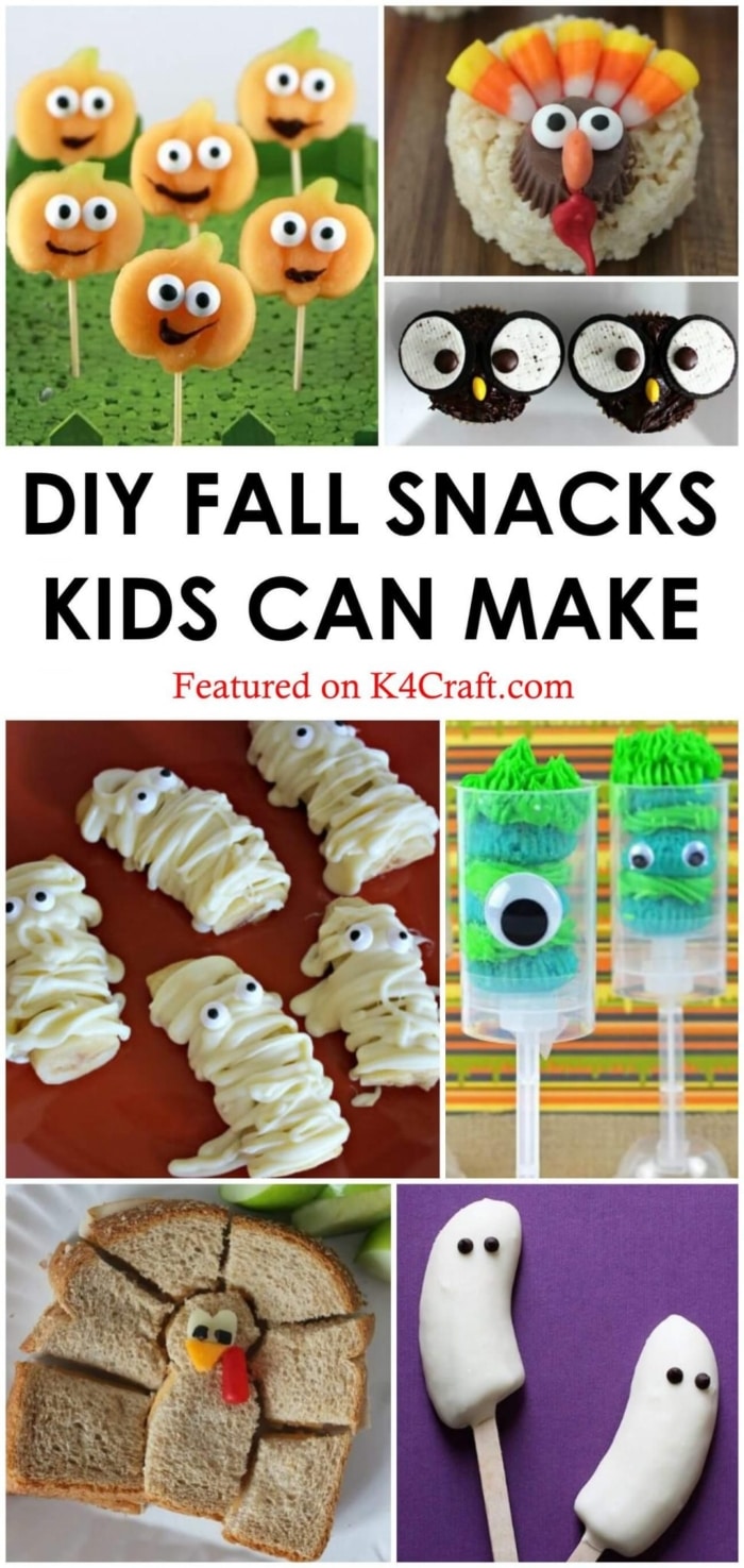 DIY Fall Snacks For Kids • K4 Craft