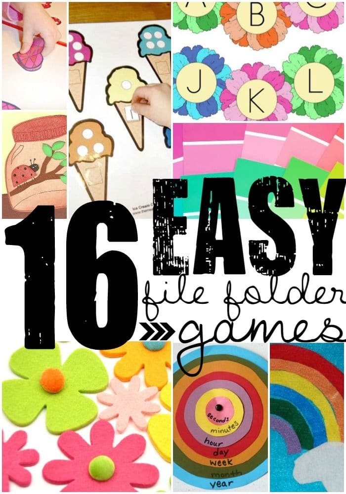 Simple DIY File Folder Games: Fun And Educational Activities