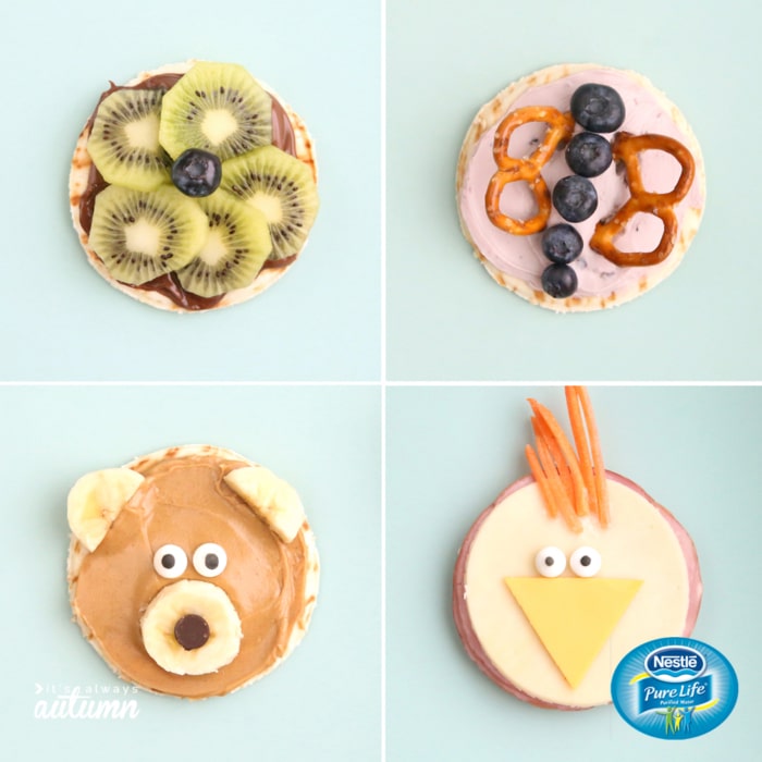 Silly Snacks To Make With Your Kids {easy + Healthy}