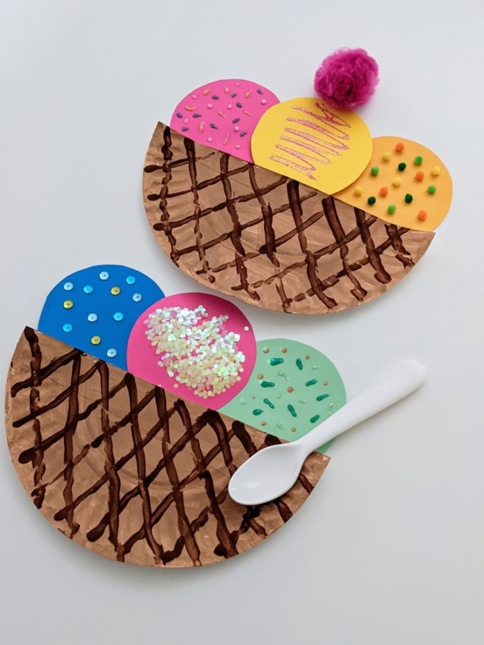 Awesome Paper Plate Ice Cream Craft Kids Will Love