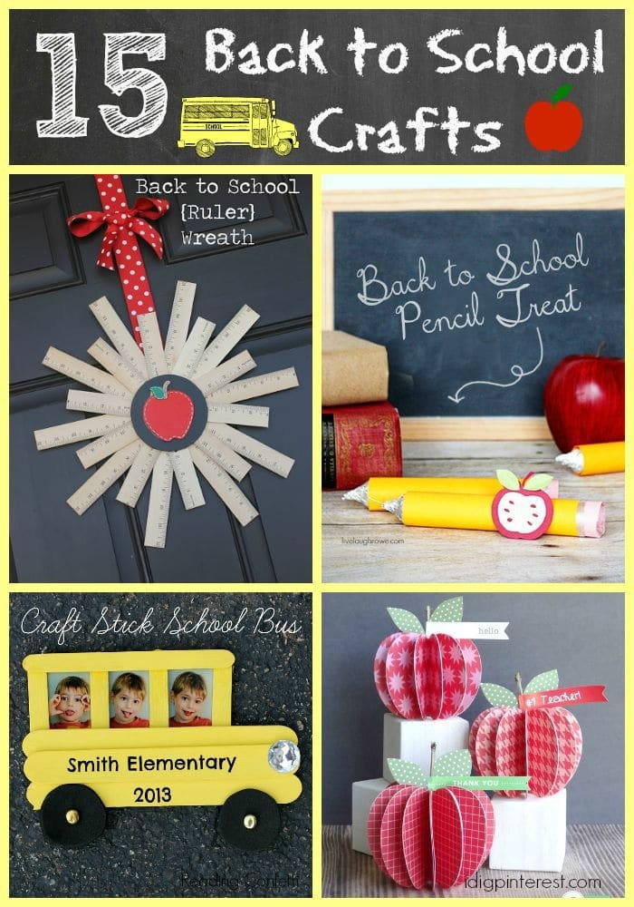  Creative Back To School Crafts