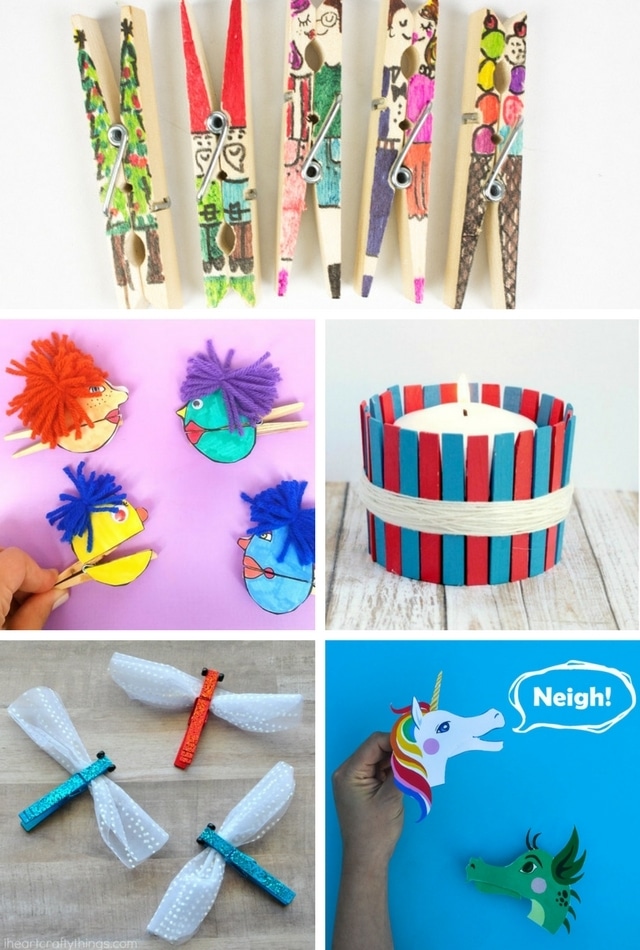  Super Cute And Fun Clothespin Crafts